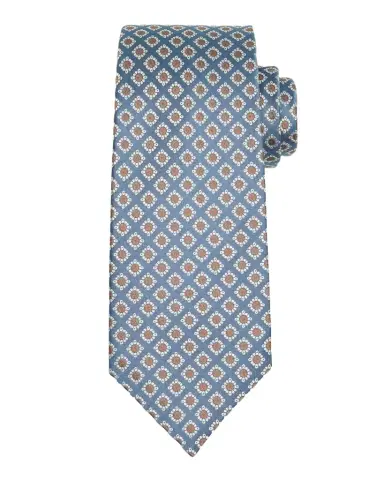 Isaia Men's Medallion Silk Tie | Thumbnail 1 Isaia Men's Medallion Silk Tie | Thumbnail 1