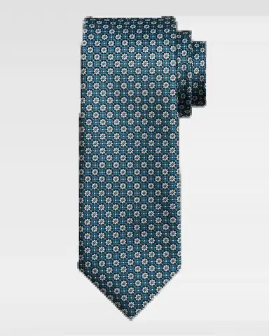 Isaia Men's Floral Silk Tie | Thumbnail 2