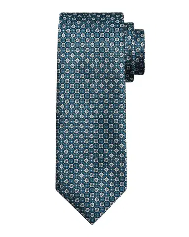 Isaia Men's Floral Silk Tie | Thumbnail 1