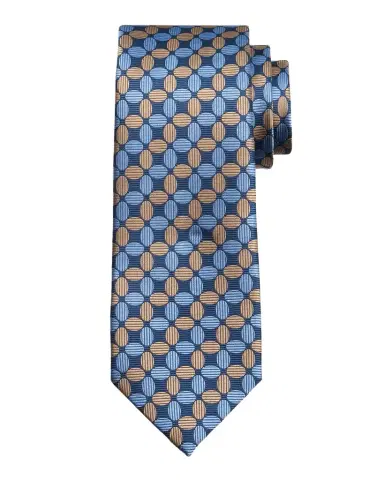 Isaia Men's Geometric Silk Tie | Thumbnail 1 Isaia Men's Geometric Silk Tie | Thumbnail 1