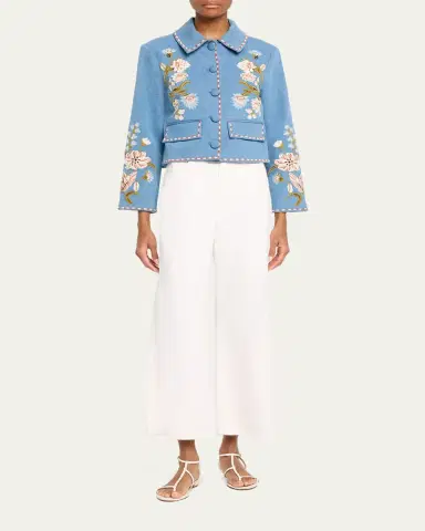 Veronica Beard Vikaria Embroidered Jacket | Thumbnail 2