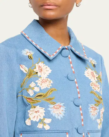 Veronica Beard Vikaria Embroidered Jacket | Thumbnail 5