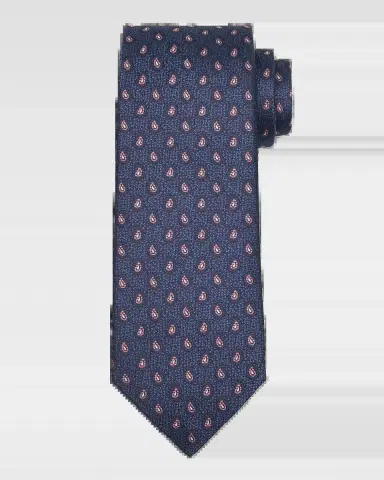 Isaia Men's Paisley Silk Tie | Thumbnail 2 Isaia Men's Paisley Silk Tie | Thumbnail 2