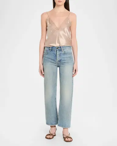 Saint Laurent Babylone Suede Lace-Up Sandals | Thumbnail 4 Saint Laurent Babylone Suede Lace-Up Sandals | Thumbnail 4