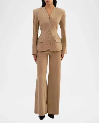 LaMarque Abitha Hourglass Suede Jacket | Thumbnail 2