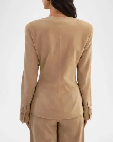 LaMarque Abitha Hourglass Suede Jacket | Thumbnail 3