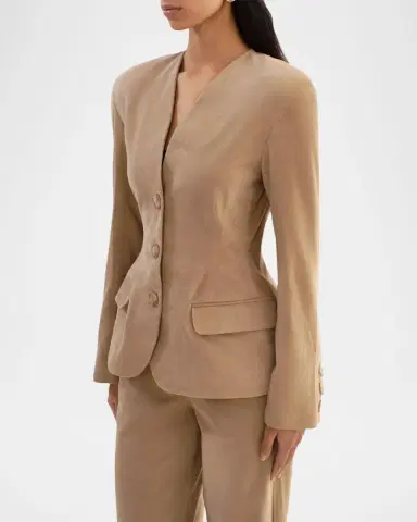 LaMarque Abitha Hourglass Suede Jacket | Thumbnail 6
