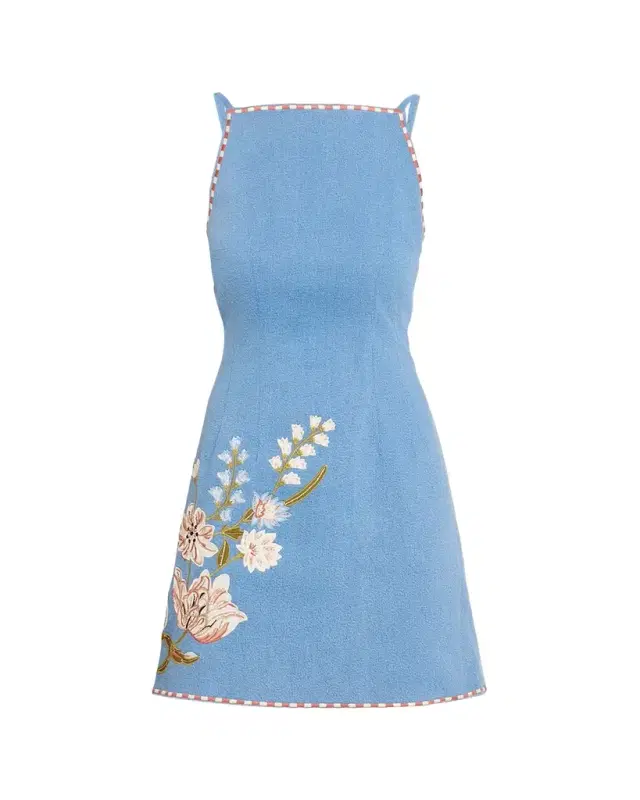 Chester Embroidered Mini Dress