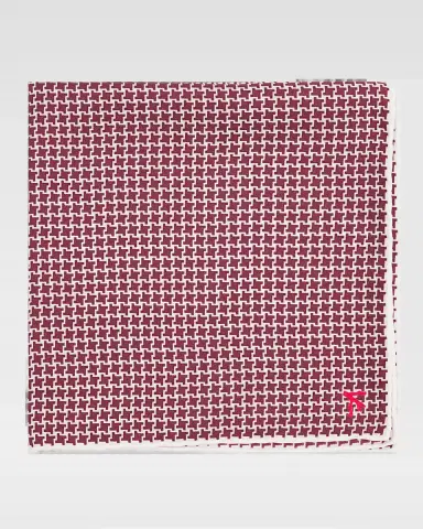 Isaia Men's Geometric Silk Pocket Square | Thumbnail 2 Isaia Men's Geometric Silk Pocket Square | Thumbnail 2