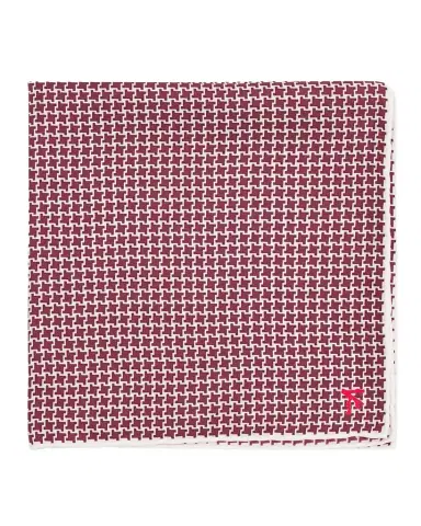 Isaia Men's Geometric Silk Pocket Square | Thumbnail 1 Isaia Men's Geometric Silk Pocket Square | Thumbnail 1