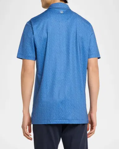 Peter Millar Men's Negroni Performance Jersey Polo Shirt | Thumbnail 3 Peter Millar Men's Negroni Performance Jersey Polo Shirt | Thumbnail 3