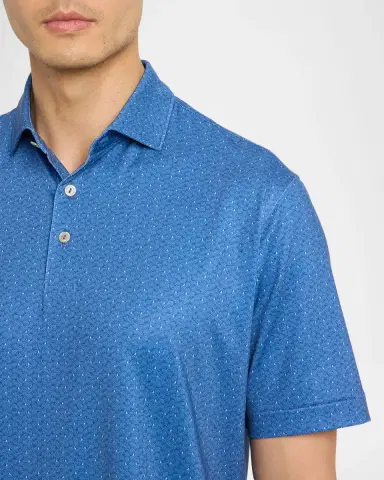 Peter Millar Men's Negroni Performance Jersey Polo Shirt | Thumbnail 5 Peter Millar Men's Negroni Performance Jersey Polo Shirt | Thumbnail 5