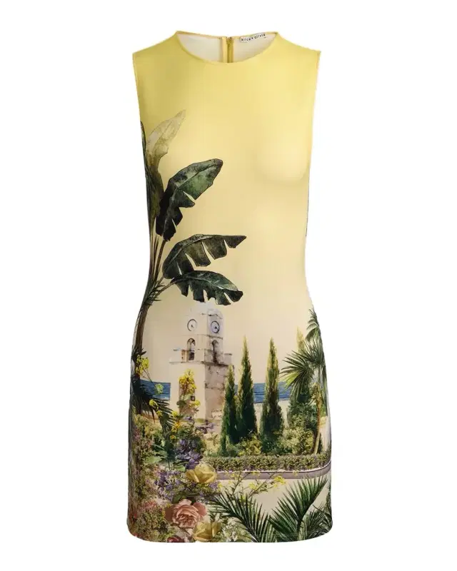 ALICE + OLIVIA Wynell Fitted Mini Dress