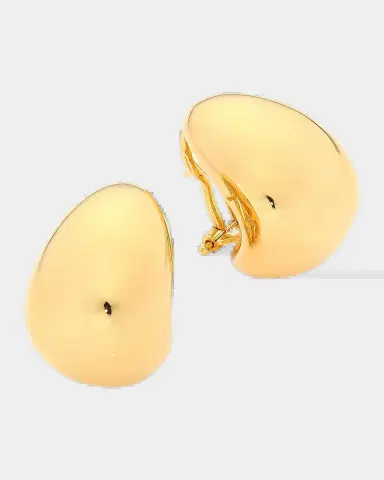 Roberto Coin 18K Yellow Gold Domed Stud Earrings | Thumbnail 2