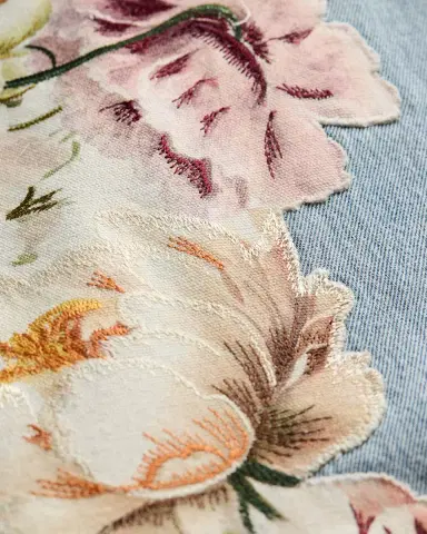 ALICE + OLIVIA Amazing Floral Low-Rise Baggy Jeans | Thumbnail 6 ALICE + OLIVIA Amazing Floral Low-Rise Baggy Jeans | Thumbnail 6