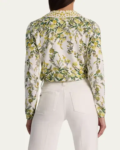 Alice + Olivia Carson Printed Cardigan | Thumbnail 3