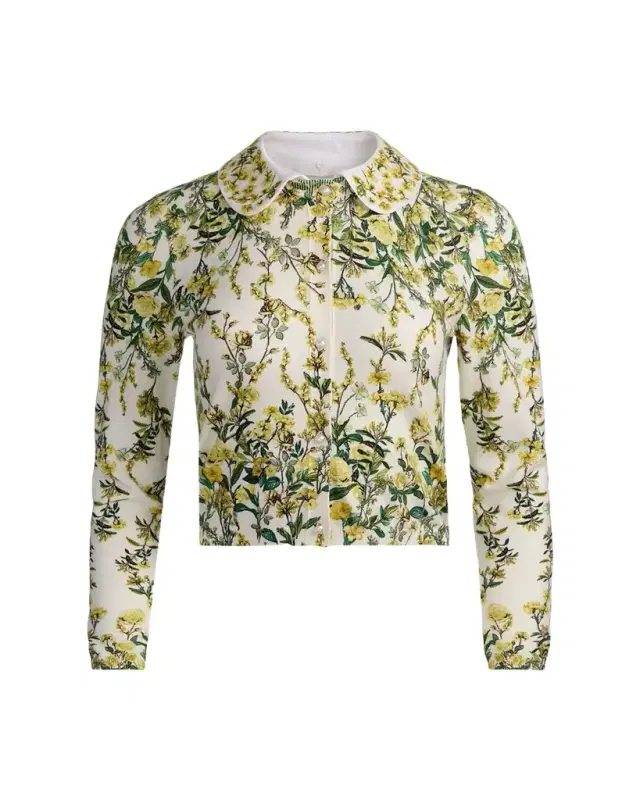 ALICE + OLIVIA Carson Printed Cardigan