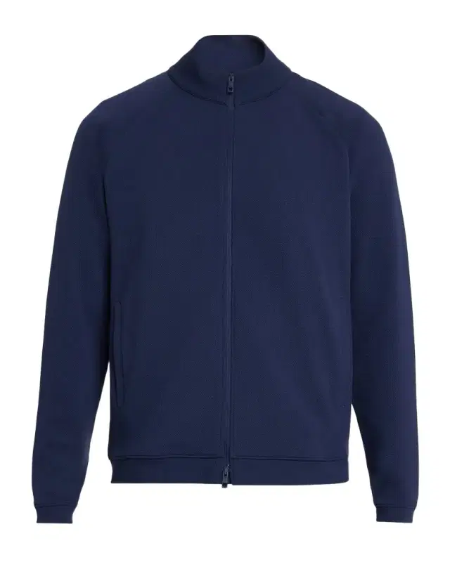 Men 's Cradle Pique Performance Full-Zip Jacket