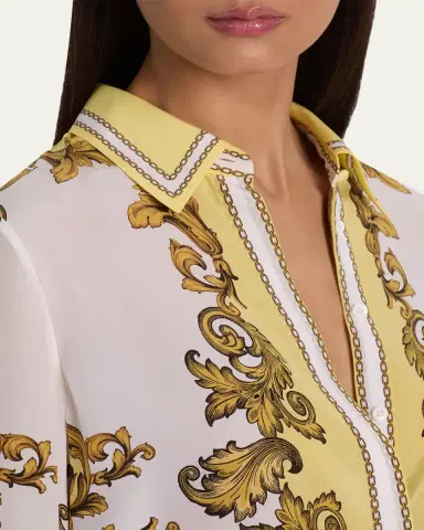 Alice + Olivia Willa Placket Top | Thumbnail 5 Alice + Olivia Willa Placket Top | Thumbnail 5