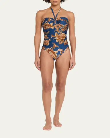 Zimmermann Aster Wide Link One-Piece Swimsuit | Thumbnail 5