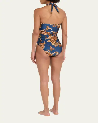 Zimmermann Aster Wide Link One-Piece Swimsuit | Thumbnail 6