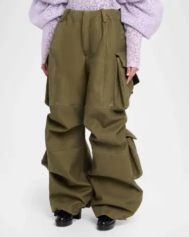 Marc Jacobs Runway Bow Back Wide-Leg Cargo Pants | Thumbnail 3 Marc Jacobs Runway Bow Back Wide-Leg Cargo Pants | Thumbnail 3