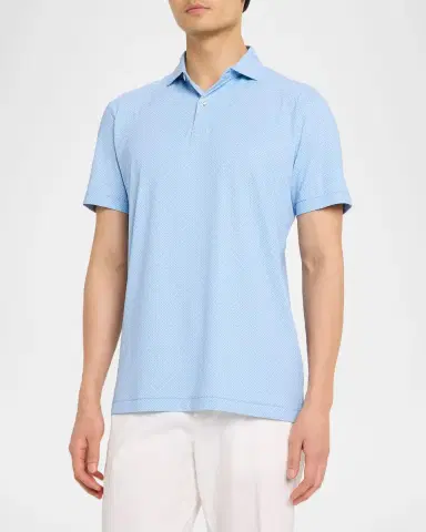 Peter Millar Men's Crown Crafted Granada Performance Jersey Polo Shirt | Thumbnail 4 Peter Millar Men's Crown Crafted Granada Performance Jersey Polo Shirt | Thumbnail 4