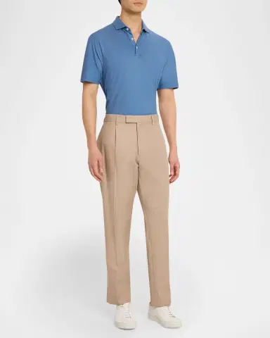 Peter Millar Men's Crown Crafted Cool Cotton Polo Shirt | Thumbnail 2 Peter Millar Men's Crown Crafted Cool Cotton Polo Shirt | Thumbnail 2