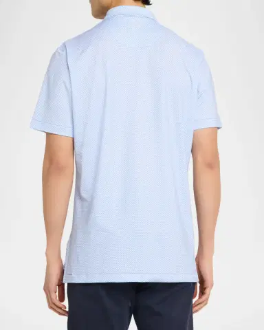 Peter Millar Men's Medina Summer Comfort Performance Jersey Polo | Thumbnail 3 Peter Millar Men's Medina Summer Comfort Performance Jersey Polo | Thumbnail 3