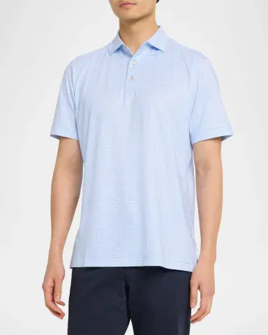 Peter Millar Men's Medina Summer Comfort Performance Jersey Polo | Thumbnail 4 Peter Millar Men's Medina Summer Comfort Performance Jersey Polo | Thumbnail 4