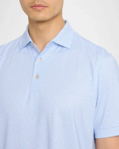 Peter Millar Men's Medina Summer Comfort Performance Jersey Polo | Thumbnail 5 Peter Millar Men's Medina Summer Comfort Performance Jersey Polo | Thumbnail 5