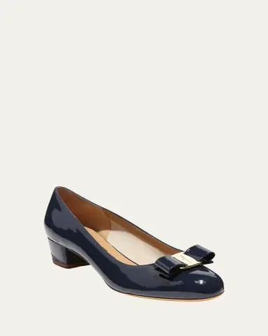 Ferragamo Vara Bow Patent Pumps | Thumbnail 2