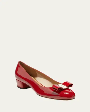 Ferragamo Vara Bow Patent Pumps | Thumbnail 3