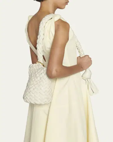 Bottega Veneta Kalimero Intrecciato Pleated Bucket Bag | Thumbnail 7