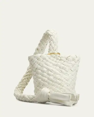 Bottega Veneta Kalimero Intrecciato Pleated Bucket Bag | Thumbnail 8