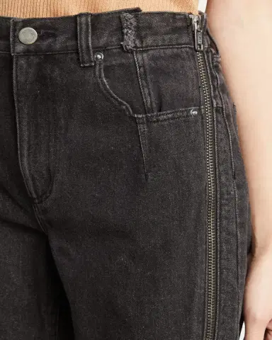 3.1 Phillip Lim Straight-Leg Cropped Jeans with Side Zipper Detail | Thumbnail 5 3.1 Phillip Lim Straight-Leg Cropped Jeans with Side Zipper Detail | Thumbnail 5