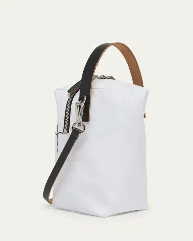 Plan C Pili Graphic-Print Leather Bucket Bag | Thumbnail 3