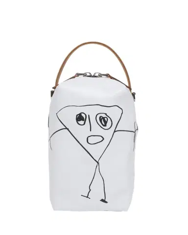 Plan C Pili Graphic-Print Leather Bucket Bag | Thumbnail 1