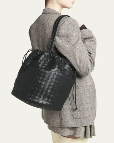 Bottega Veneta Medium Intrecciato Leather Bucket Bag | Thumbnail 2