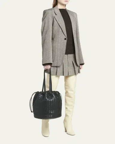 Bottega Veneta Medium Intrecciato Leather Bucket Bag | Thumbnail 5