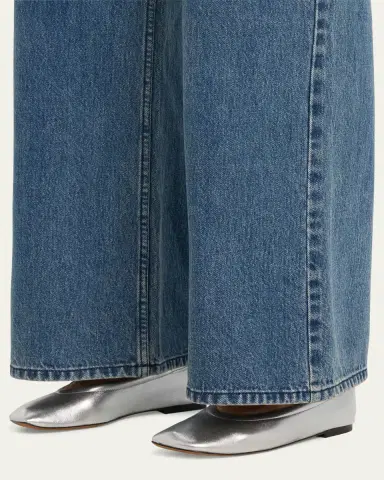 3.1 Phillip Lim ID Stretch Metallic Ballerina Flats | Thumbnail 2