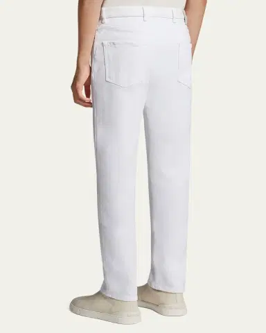 ZEGNA Men's Straight Leg Denim 5-Pocket Pants | Thumbnail 2 ZEGNA Men's Straight Leg Denim 5-Pocket Pants | Thumbnail 2