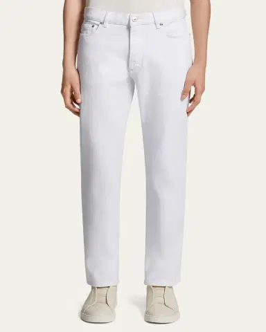 ZEGNA Men's Straight Leg Denim 5-Pocket Pants | Thumbnail 3 ZEGNA Men's Straight Leg Denim 5-Pocket Pants | Thumbnail 3