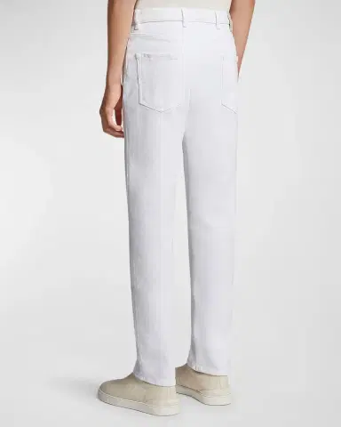 ZEGNA Men's Straight Leg Denim 5-Pocket Pants | Thumbnail 5 ZEGNA Men's Straight Leg Denim 5-Pocket Pants | Thumbnail 5