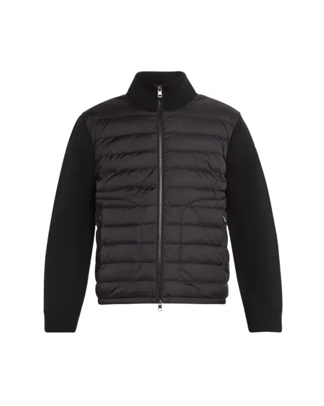 Moncler Men's Wool Down Zip Cardigan