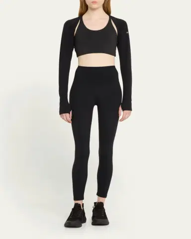 Splits59 Airweight High Waist Cropped Leggings | Thumbnail 2