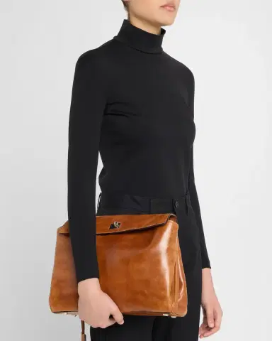 Balenciaga Rodeo Medium Leather Top-Handle Bag | Thumbnail 3 Balenciaga Rodeo Medium Leather Top-Handle Bag | Thumbnail 3