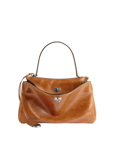 Balenciaga Rodeo Medium Leather Top-Handle Bag | Thumbnail 1 Balenciaga Rodeo Medium Leather Top-Handle Bag | Thumbnail 1
