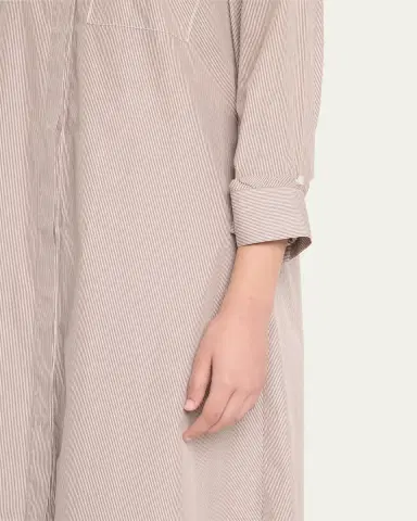 TWP Jennys Striped Maxi Shirtdress | Thumbnail 5