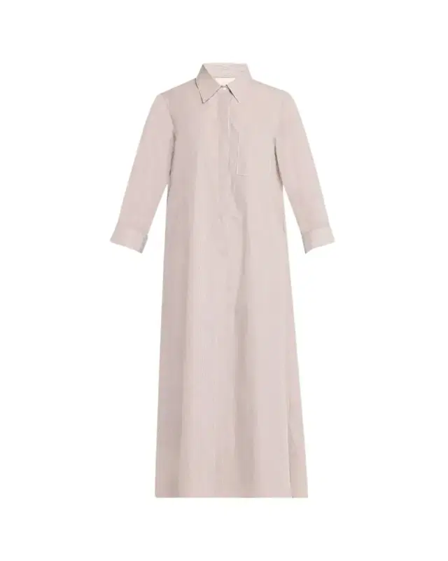 Jennys Striped Maxi Shirtdress